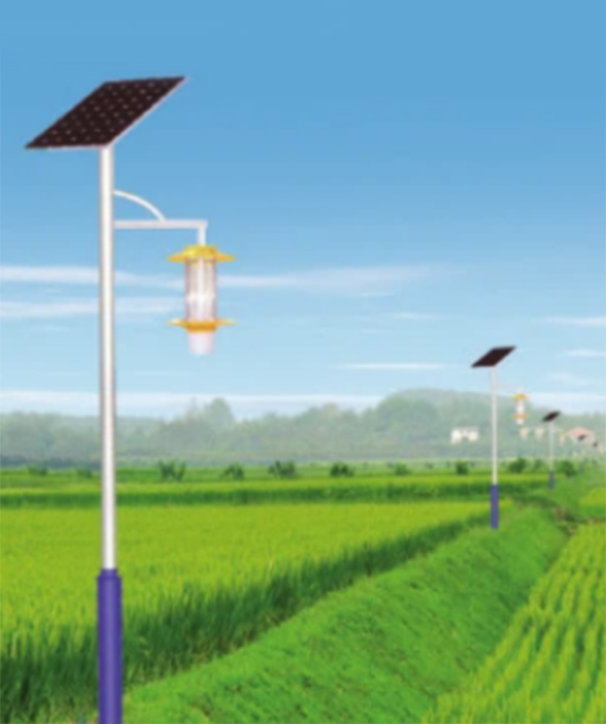 Lámpara solar para matar insectos