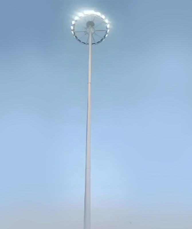 Luz de mástil de 25 m de altura